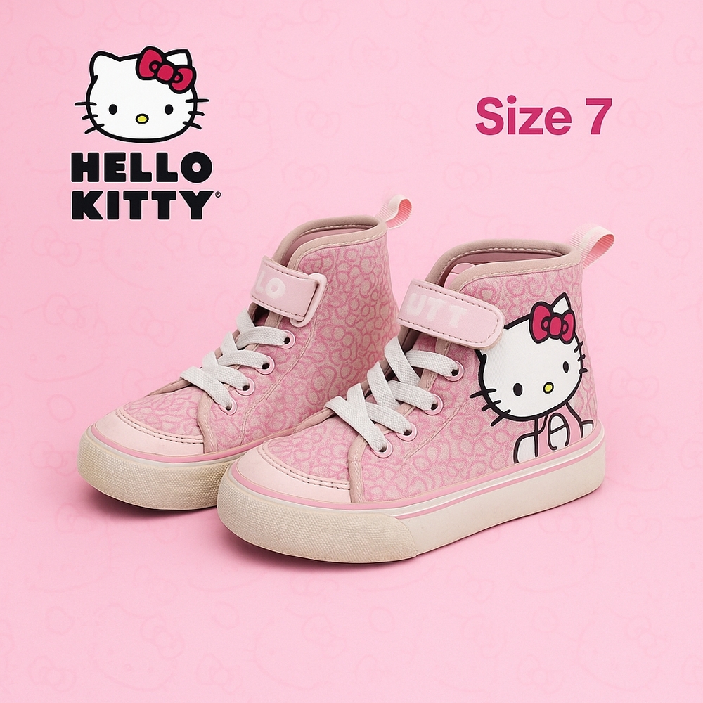 Hello Kitty Pink High-Top Sneakers for Kids